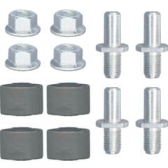 Kit Coroa Completo Buchas/Porcas/Prisions. Titan 125
