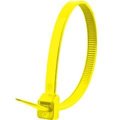 Abraçadeira De Nylon Amarela 10CM