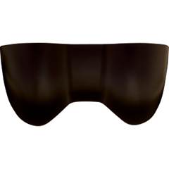 Carcaça Painel Inferior C/Furo Titan 150 Esd/Titan Sport (2005/2008) E Fan 150 (2009/2013) - Preta