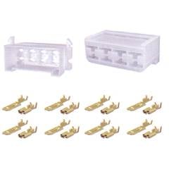 Kit Conectores e Terminais 6,3 8 Vias Ma