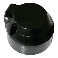 TOMADA FEMEA PRETA (6 POLOS) P/ ENGATE*