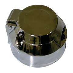 TOMADA FEMEA CROMADO (6 POLOS) P/ ENGATE