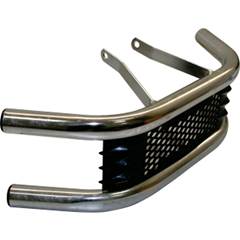 Protetor Motor Barra Dupla Racing Sport Titan 2000 - Cromado