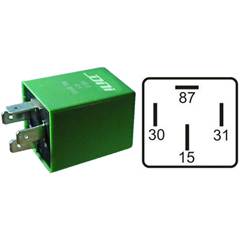 Rele Temporizador 12v 4 Terminal Bomba Elétrica Combustivel Verde