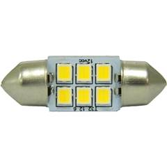 Lampada Led Branca Torpedo 36mm 12v