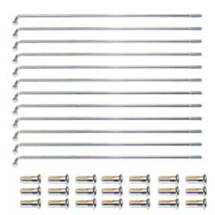 Raio Dianteiro Nxr Bros 150 Disco Cromado - 3,5 mm - Jogo