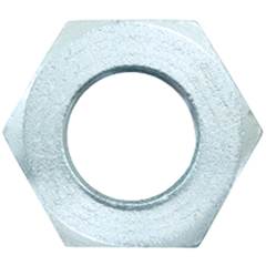 Porca Sextavada Rosca Grossa (MA) Ferro 5.8 Zincada 10mm