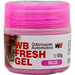Aromatizante Automotivo em Gel WB Fresh Talco 60g
