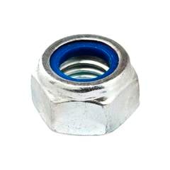 Porca Sextavada Auto Travante Com Nylon Rosca Grossa UNC 3/8