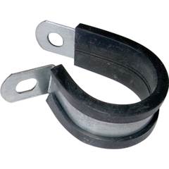 Abraçadeira Revestida De Borracha 25mm
