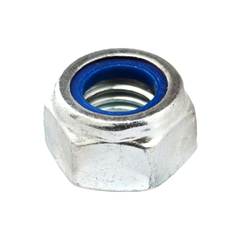 Porca Sextavada Auto Travante Com Nylon Rosca Grossa UNC 1