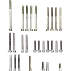 Kit Parafuso Cromado Tampa Lateral Esquerda/Direira  Motor Falcon