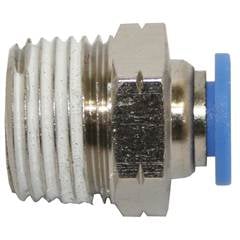 Conexao Pneumatica Reta Macho 3/8 x 1/4 Tubo