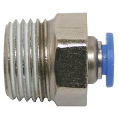 Conexao Pneumatica Reta Macho 1/2 x 1/4 Tubo