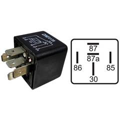 Rele Auxiliar 12v 30/40a 5 Terminal Sem Suporte