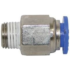 Conexao Pneumatica Reta Macho 1/4 x 10 Npt