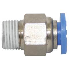 Conexão Pneumatica Reta Macho 1/8 x 06 Npt