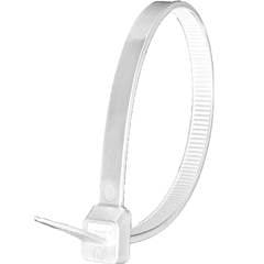 Abraçadeira De Nylon Natural 10cm x 2,60mm