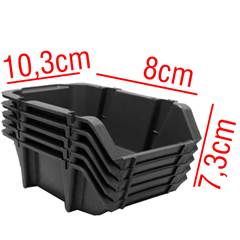 GAVETA N 3 PRETA ENCAIXAVEL