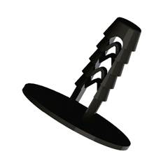 Grampo Espinha de Peixe Universal Preto 76x22x25