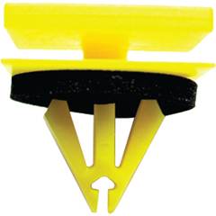 Grampo Friso Porta Amarelo Com Anel Borr.