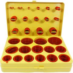 Kit Anéis Oring Silicone Maleta Verde (Polegada)