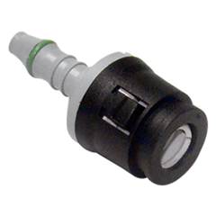 CONECTOR TUBOS RETO 5/16X5/16 PRETO