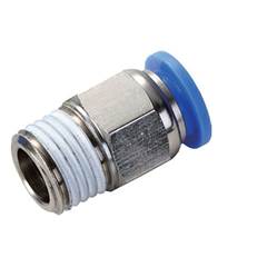 Conexão Pneumatica Reta Macho 1/4 x 08 Npt