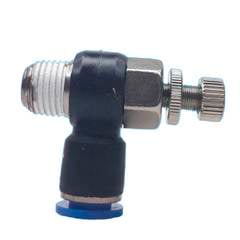 Conexao Regulador Pneumatico de Fluxo 1/4 x 06 Npt
