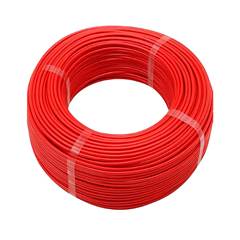 Fio Pvc 14 1,5mm Vermelho Rolo Com 100 metros