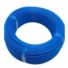 Fio Pvc 10  4,0mm Azul Com 100 metros