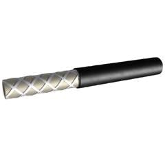 Tubo Com Trama O.d. Preto 3/8x1/4