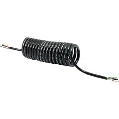 CHICOTE ESPIRAL PRETO 7 POLOS 4,5M