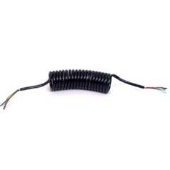CHICOTE ESPIRAL PRETO 7 POLOS 6,5M