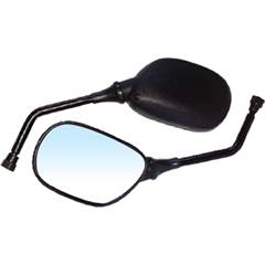 Retrovisor Ybr/Xtz/Factor/Crypton/125cc Modelo Original Rosca Esquerda - Par