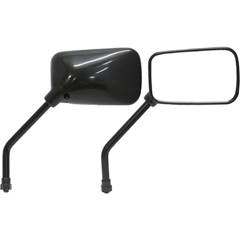 Retrovisor Twister Preto Haste 12mm - Par