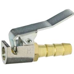 Bico Inflador Com Presilha Para Calibrador Mangueira 1/4