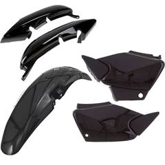 Kit Carenagem Titan/Fan 125 Cc (2000/2008) Preto Injetado Sem Adesivo