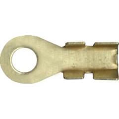 Terminal Elétrico Latão 4.0mm Aperto Furo Menor