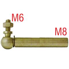 TERMINAL ACEL. 8MM BICUDO CARA CHATA