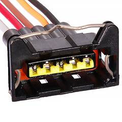 Chicote 5 Vias Lanterna Scania Serie 5 Medidor Fluxo Ar Gol Gti/Pointer/Escort Xr3 (1995/...)