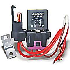 Porta Rele 4 Terminais Completo  24v 40a P/Buzinas/Farois/Farois Auxiliares/Ventoinha/Etc.