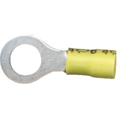 Terminal Elétrico Olhal Pre-Isolado Amarelo M-8 Com 50