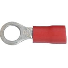 Terminal Elétrico Olhal Pre-Isolado Vermelho M-5Com 50