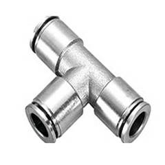Conector Tee Uniao Metalica 4mm
