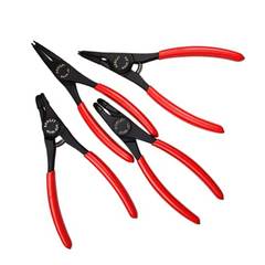 Jogo De Alicates Para Anéis Internos e Externos