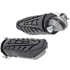 Pedaleira Traseira Titan 160 2016/.... Preta - Par