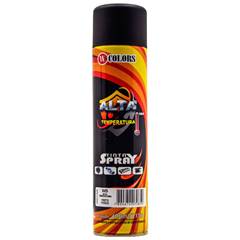 Tinta Spray Alta Temperatura Preto Fosco 400ml W Colors