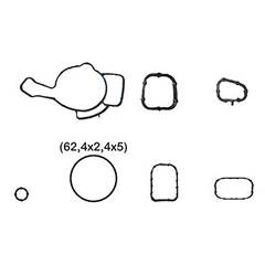 KIT BORRACHA MOTOR FIAT 1.0/1.3 FIREFLY