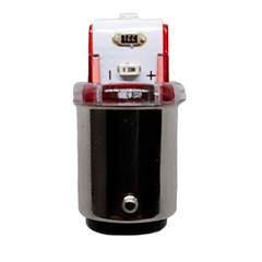 LAMPADA LED 1034 15W 12V VERMELHA 3 LED